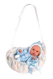 Llorands 63641 NEWARD - Baby Detská bábika so zvukovými a mäkkými tkaninami - 36 cm