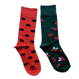 Veselé ponožky - lienka