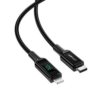 Kabel USB-C na Lightning Acefast C6-01, 30W, MFi, 1,2 m (černý)