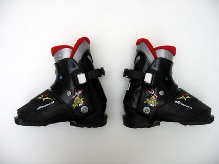 Detské lyžiarske topánky Nordica - č. 1, 1 pracka 185 mm