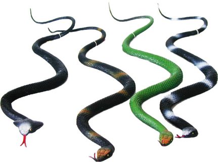 Snake 76 cm, 4 druhy