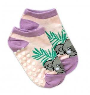 Dětské ponožky s ABS Koala – sv. růžové