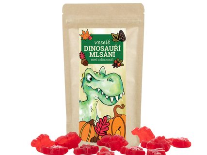 LIPOO VESELÉ DINOSAUŘÍ MLSÁNÍ, mix čajoví dinosauři + medvídci, 250g