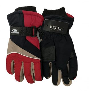 Detské zimné rukavice Bella Accessori 9009-3 červené