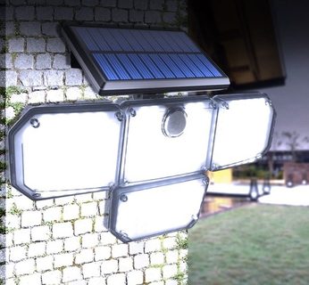 Solární lampa 181 LED s venkovním panelem Izoxis
