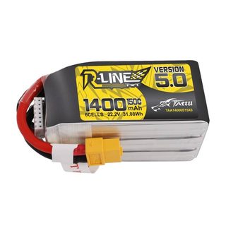 Baterie Tattu R-Line 5.0 1400mAh 22,2V 150C 6S1P XT60