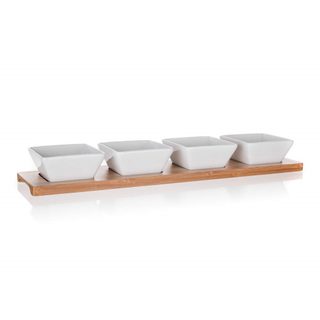 BANQUET SET SERVISOVANIE BRILLANTE BAMBOO 40 x 9,5 cm, 5 dielov