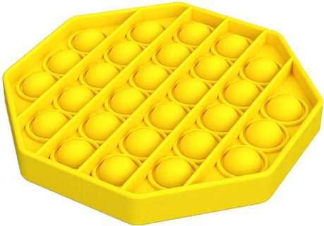 Pop It - Antistresová hračka - Oktagon Žlutý