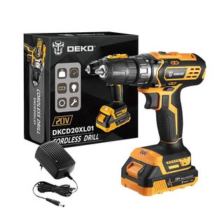 Akumulátorová vrtačka Deko Tools DKCD20XL01-H10 20V