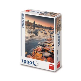 Dino LABUTĚ NA VLTAVĚ 1000 Puzzle