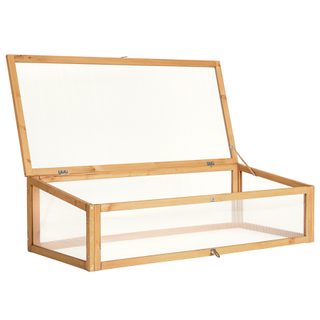 tectake 403231 zahradní pařeniště na vyvýšený záhon 115x53x34cm - hnědá hnědá dřevo