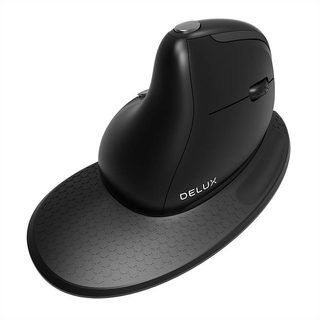 Drátová vertikální myš Delux M618XSU 4000DPI RGB
