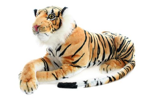 Plyšový tiger hnedý 70 cm