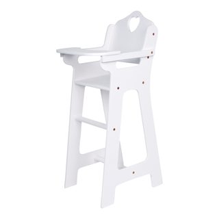Small Foot Drevená stolička pre bábiky biela