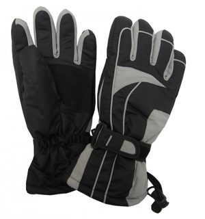 Dámske lyžiarske rukavice šťastie B-4155 svetlo šedá