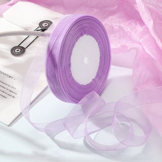 Organza Ribbon - fialová