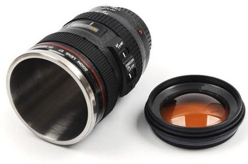 Hrnček objektív Lens cup