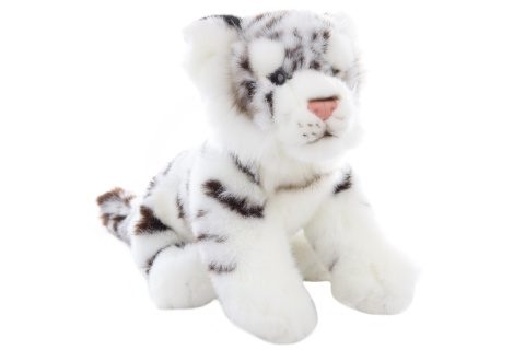 Plyšový tiger biely 25 cm