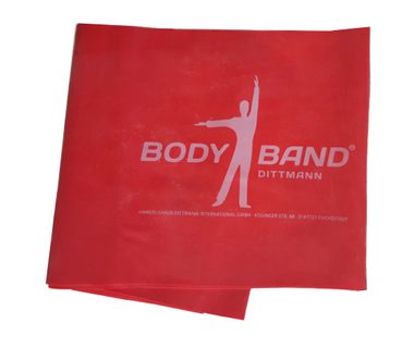 Posilňovacia guma Body-Band 2,5 m červená