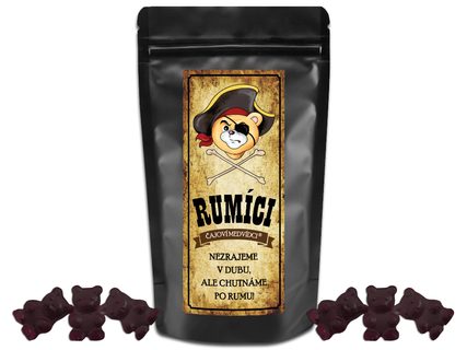 XL RUMÍCI - ORIGINÁLNÍ NÁPOJOVÍ MEDVÍDCI, 250 g