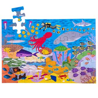 Bigjigs Toys Podlahové puzzle Podmorský svet 48dílků