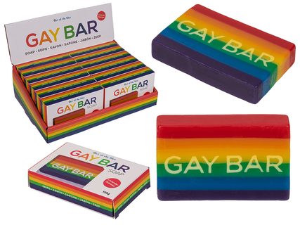 Mydlo, gay bar, s vôňou levandule
