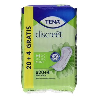 inkontinenční vložky Discreet Mini Tena (24 uds)