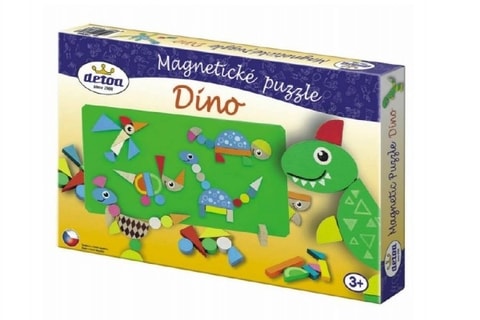 Magnetické puzzle Dinosauři v krabici 33x23x3,5cm