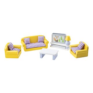 TidloDrevený nábytok obývacia izba fialový