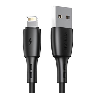 Kabel USB do Lightning Vipfan Racing X05, 3A, 1m (černý)