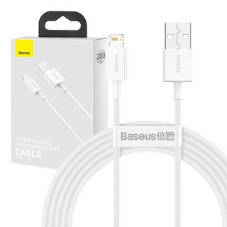 Kabel USB na iP 2,4A 2m (bílý)