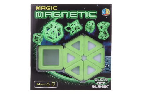 Magnetická súprava 14 PC Svieti