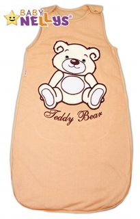 Spací vak Teddy Bear Baby Nellys - hnědý vel. 0+