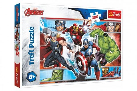 Puzzle Avengers 300dílků 60x40cm v krabici 40x27x4cm Cena za 1ks