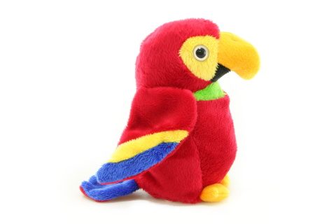 Plyšový papagáj
