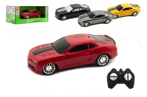 Auto RC s diaľkovým ovládaním plast 15cm na batérie asst 4 farby v krabici 24x10x12,5 cm Cena za 1ks