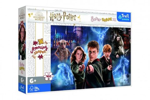 Puzzle Čarodejnícky svet Harryho Pottera 160 XL Super Shape 60x40cm v krabici 40x27x6cm