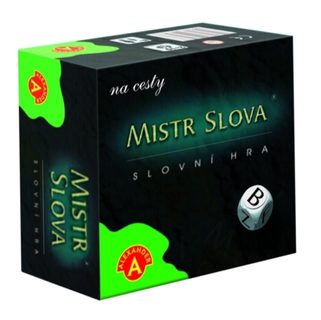 Majster Slova spoločenská hra na cesty s kockami v krabičke 13x12,5x6cm Cena za 1ks