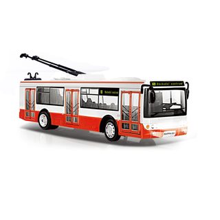 Trolejbus ktorý hlási zastávky slovensky 28 cm