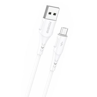 Kabel USB na Micro USB Foneng, x81 2,1A, 1m (bílý)