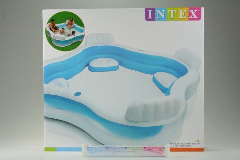 Intex bazén so sedadlami 229 x 229 x 66 cm 56475