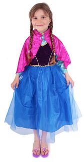 Dětský kostým princezna zimní království Anička DELUXE (M) e-obal