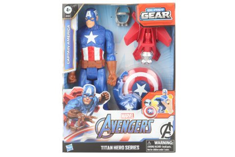 Avengers Figurka Captain America s príslušenstvom Power FX