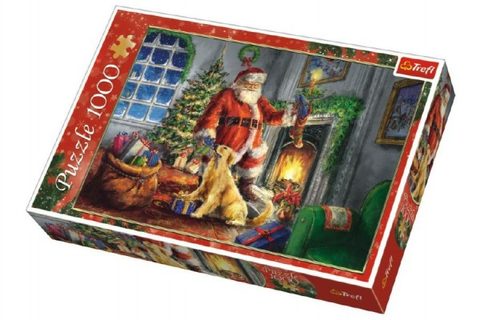 Puzzle koláž Vianoce Čas darčekov 1000 dielikov v krabici 40x27x6cm Cena za 1ks
