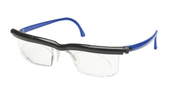 Nastaviteľné dioptrické okuliare Adlens, modré