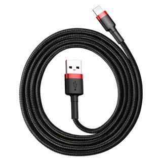 Baseus Cafule USB Lightning kabel 1,5A 2m (červeno-černý)