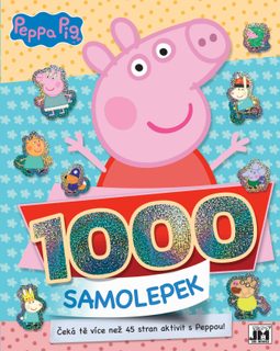 1000 samolepek Prasátko Peppa