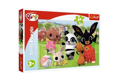 Puzzle Maxi 24 dielikov Bing Bunny Zábava v parku 60x40cm v krabici 40x26,5x4cm Cena za 1ks