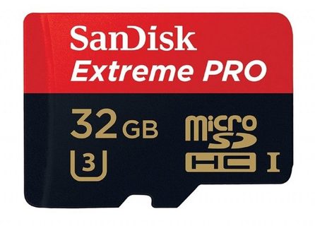 Paměťová karta SanDisk Extreme Pro microSDHC 32GB 100/90 MB/s A1 C10 V30 (SDSQXCG-032G-GN6MA)