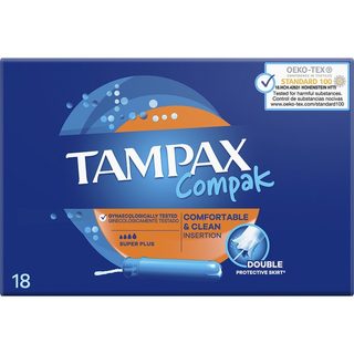 Tamps super plus Tampax Compak 18 kusov